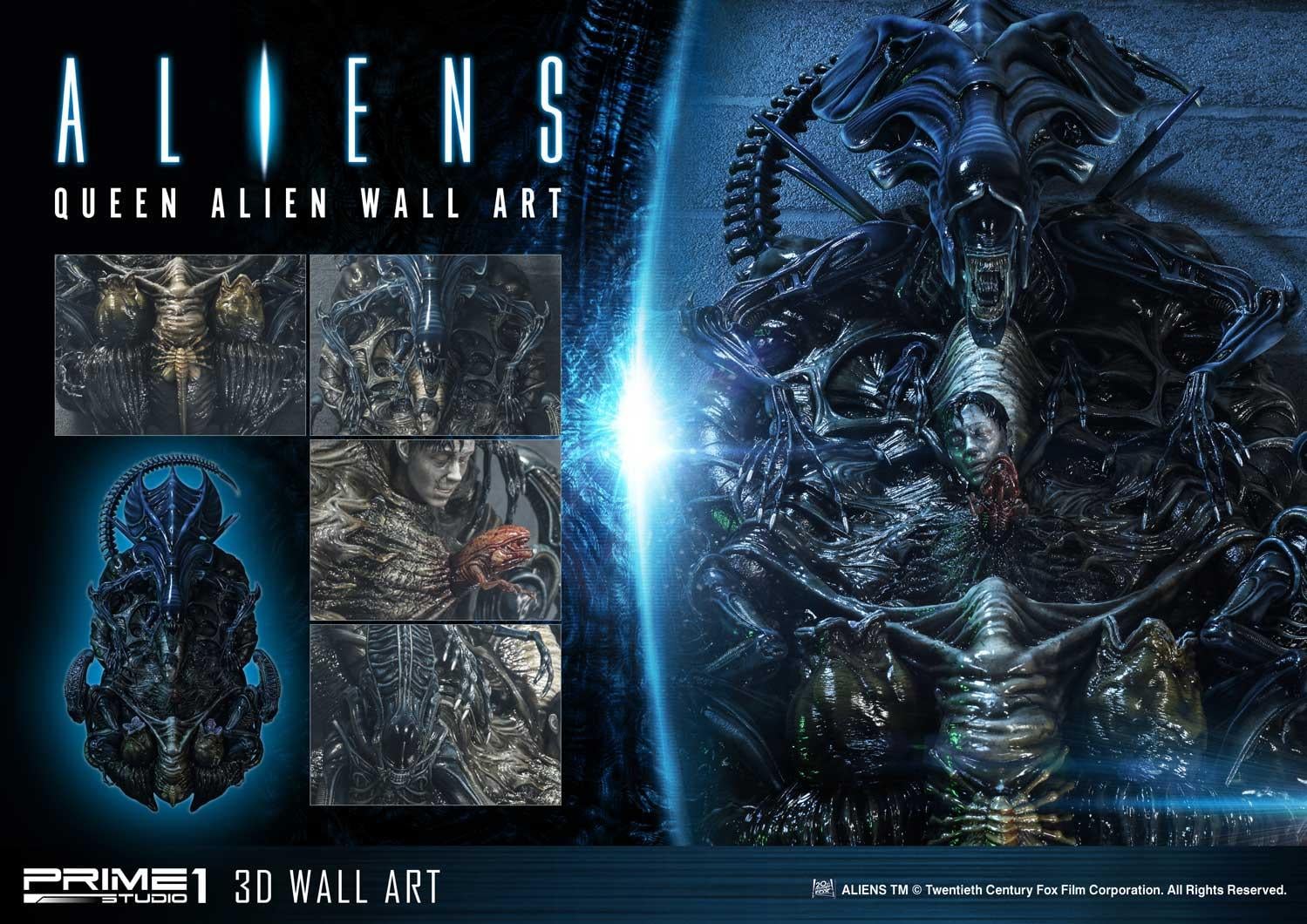 Aliens (Film) Queen Alien Wall Art image 3