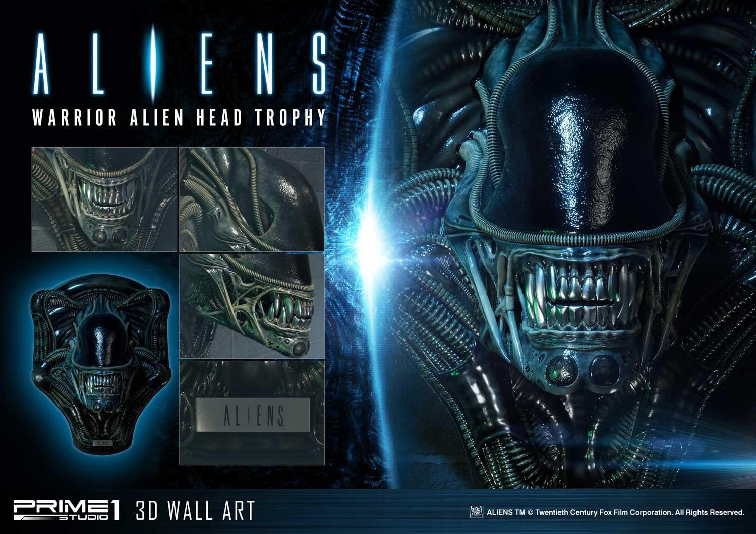 Aliens (Film) Alien Warrior Head Trophy image 2