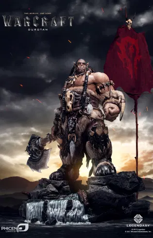 Warcraft Film Universe - 28'' Durotan Big-Budget Premium Statue