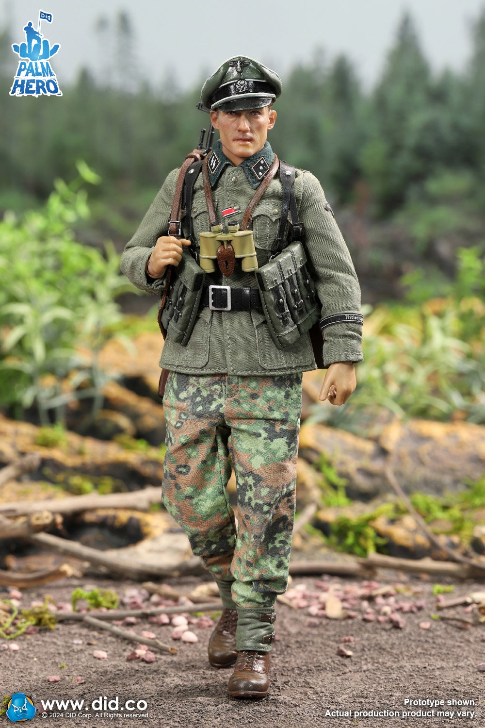 WWII German 12th Panzer Division Infantry Lieutenant - Rainer image 1