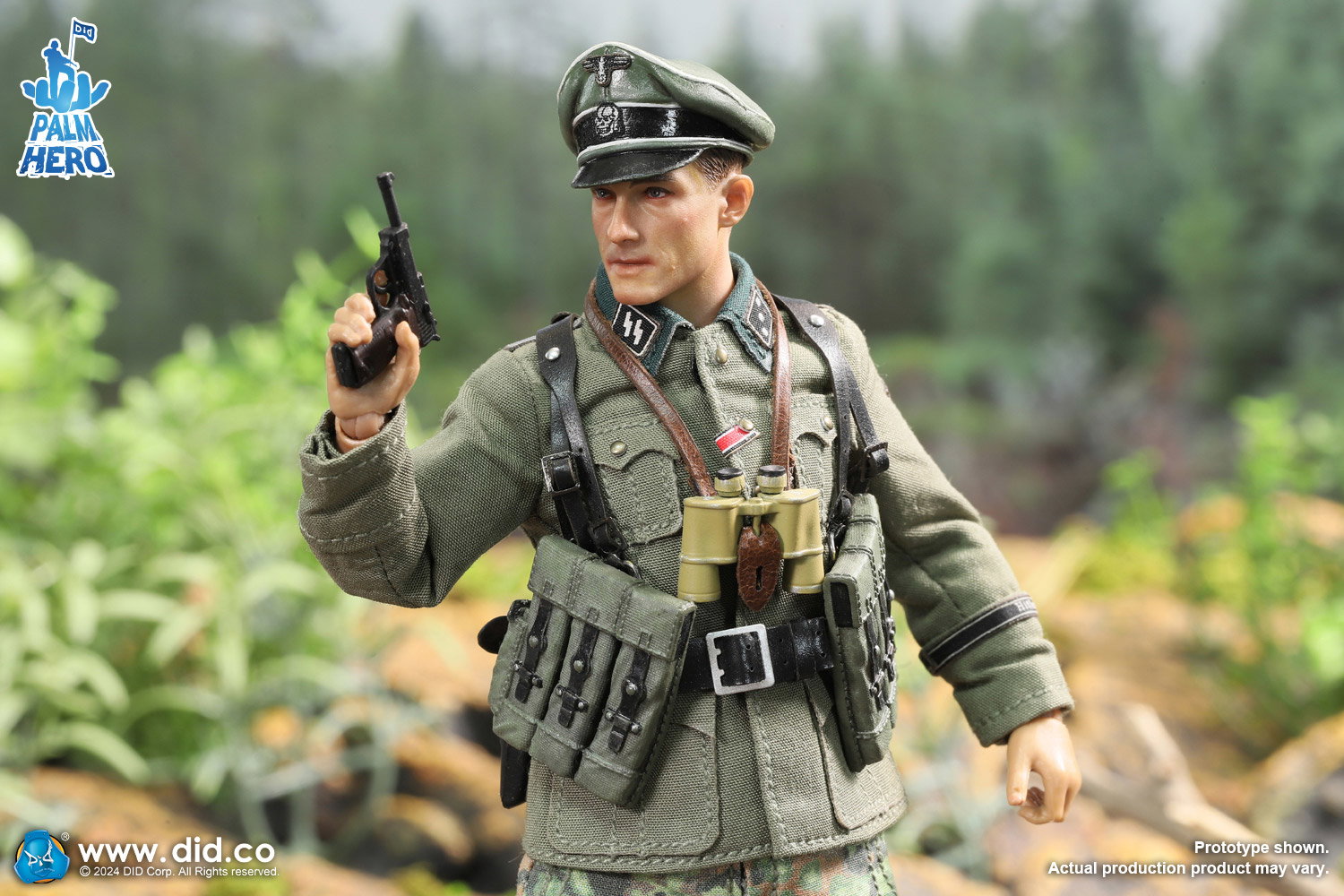 WWII German 12th Panzer Division Infantry Lieutenant - Rainer image 3