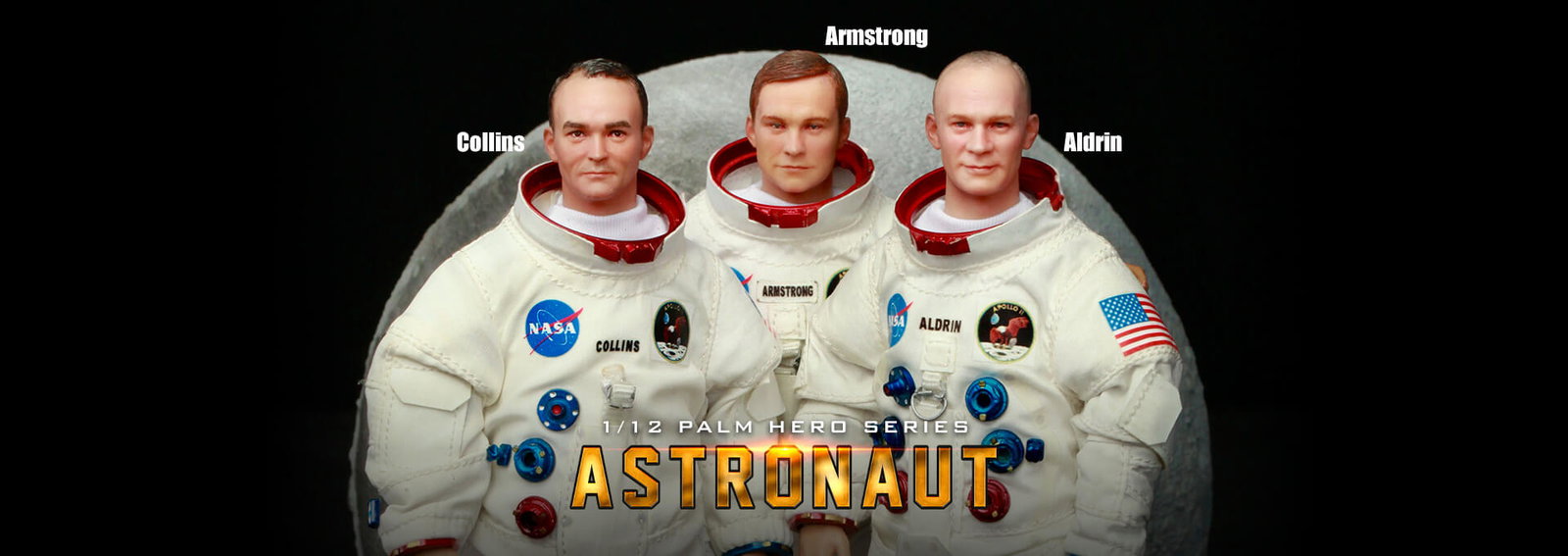XS80033/34/35 1/12 Apollo 11 Astronauts- DID Corp. image 1