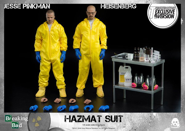 Breaking Bad Heisenberg & Jesse Hazmat Suit Combo image 3