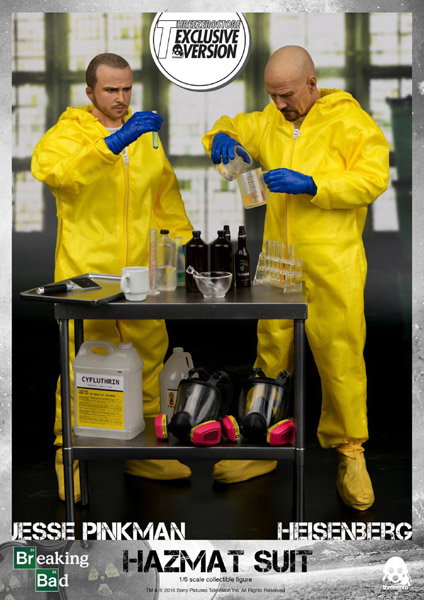 Breaking Bad Heisenberg & Jesse Hazmat Suit Combo image 4
