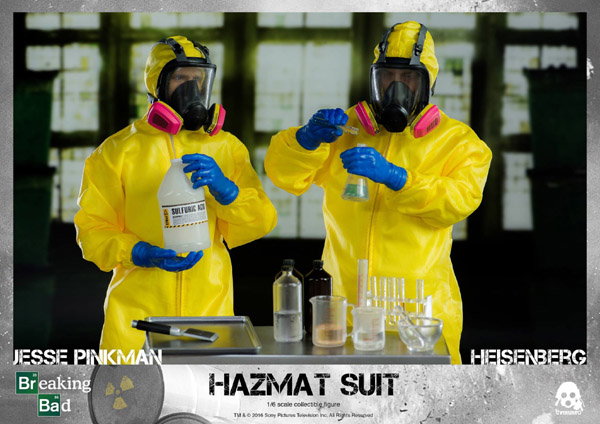 Breaking Bad Heisenberg & Jesse Hazmat Suit Combo image 7