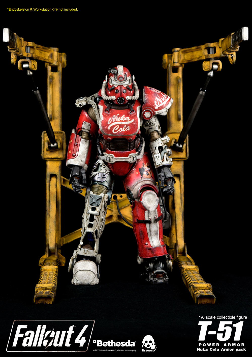 Fallout 4 T-51 Power Armor Nuka Cola Armor Pack image 2