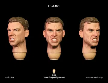 Expression Head - Caucasian A001