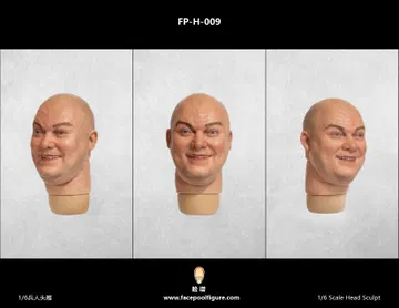 Expression Head - Caucasian H009
