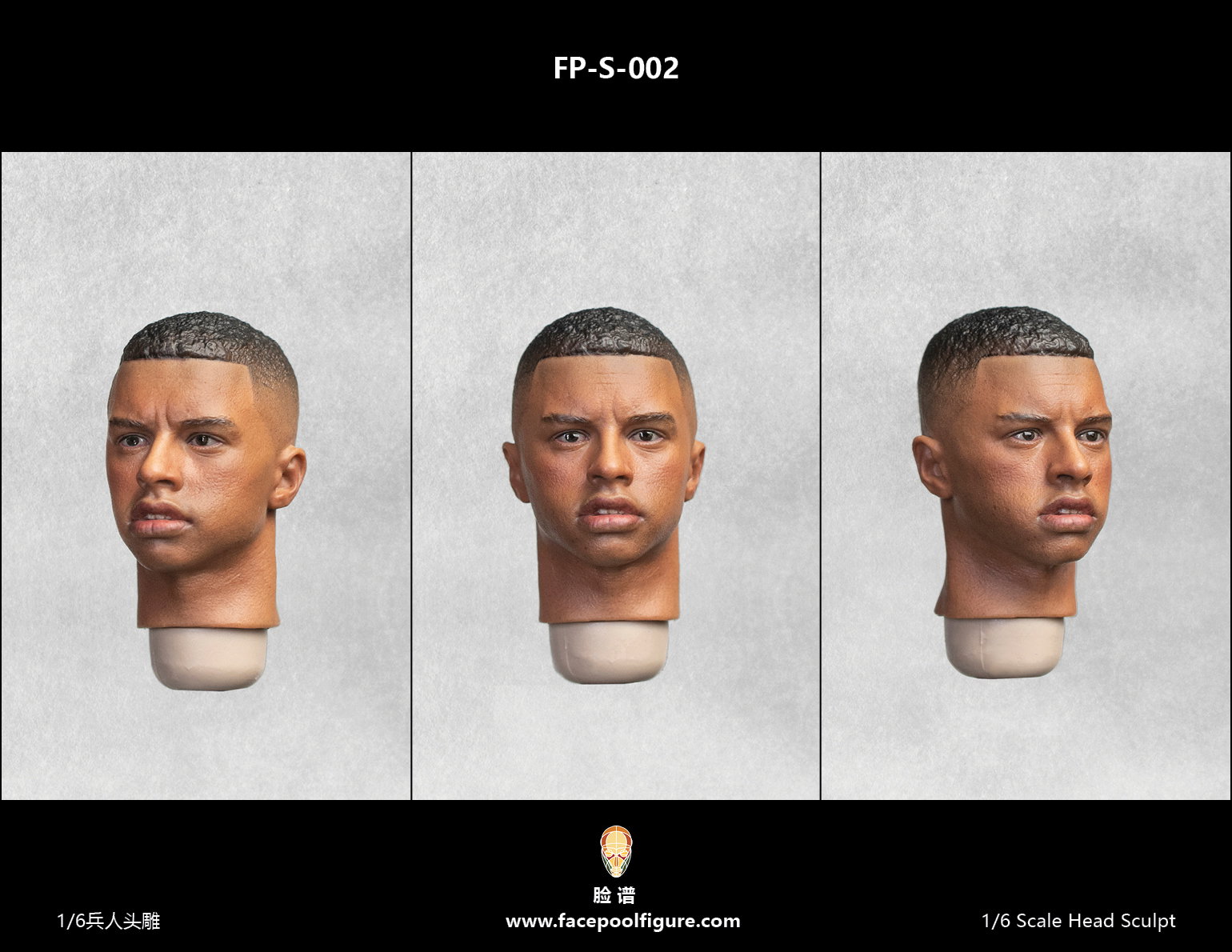 Expression Head - Black S002 image 1