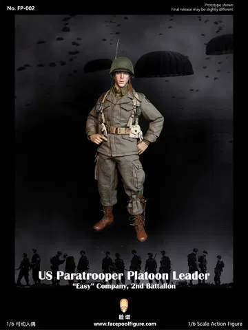 US Paratrooper Platoon Leader - “Easy” Company