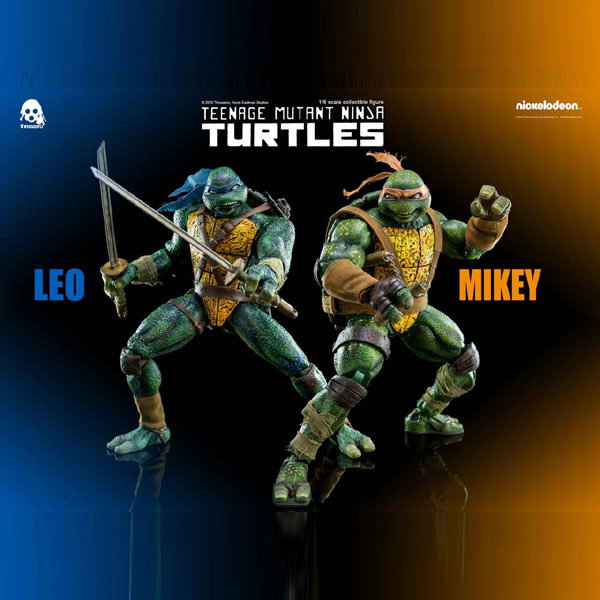 Kevin Eastman TMNT Leo & Mikey Exclusive Set 2016 image 1