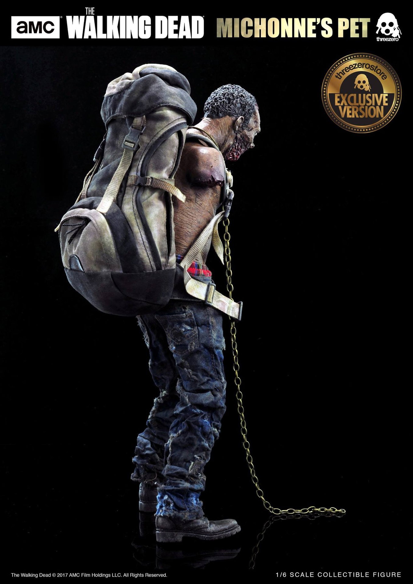 The Walking Dead Michonne with Michonne’s pets walker Twin Pack (Exclusive) image 3