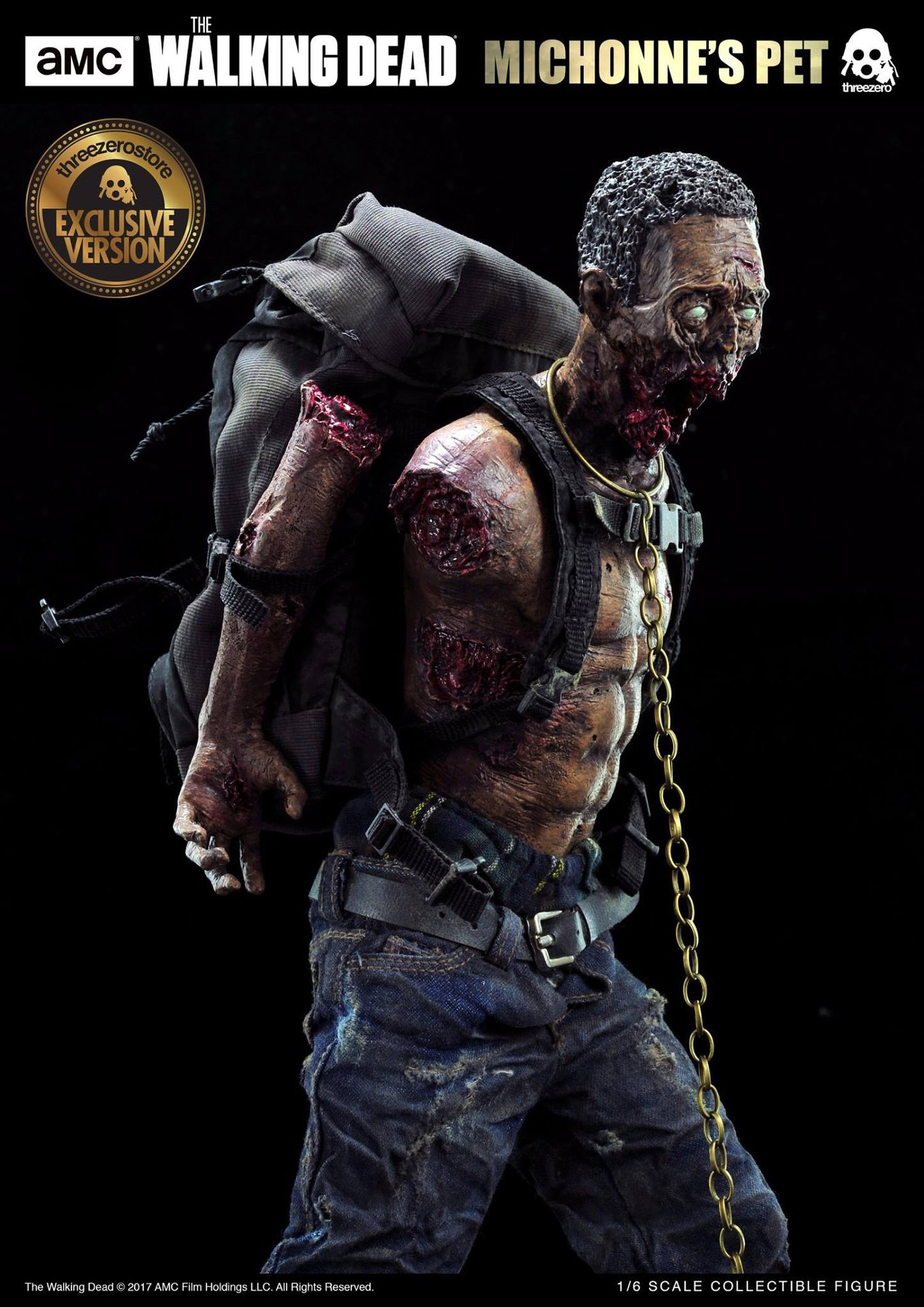 The Walking Dead Michonne with Michonne’s pets walker Twin Pack (Exclusive) image 4
