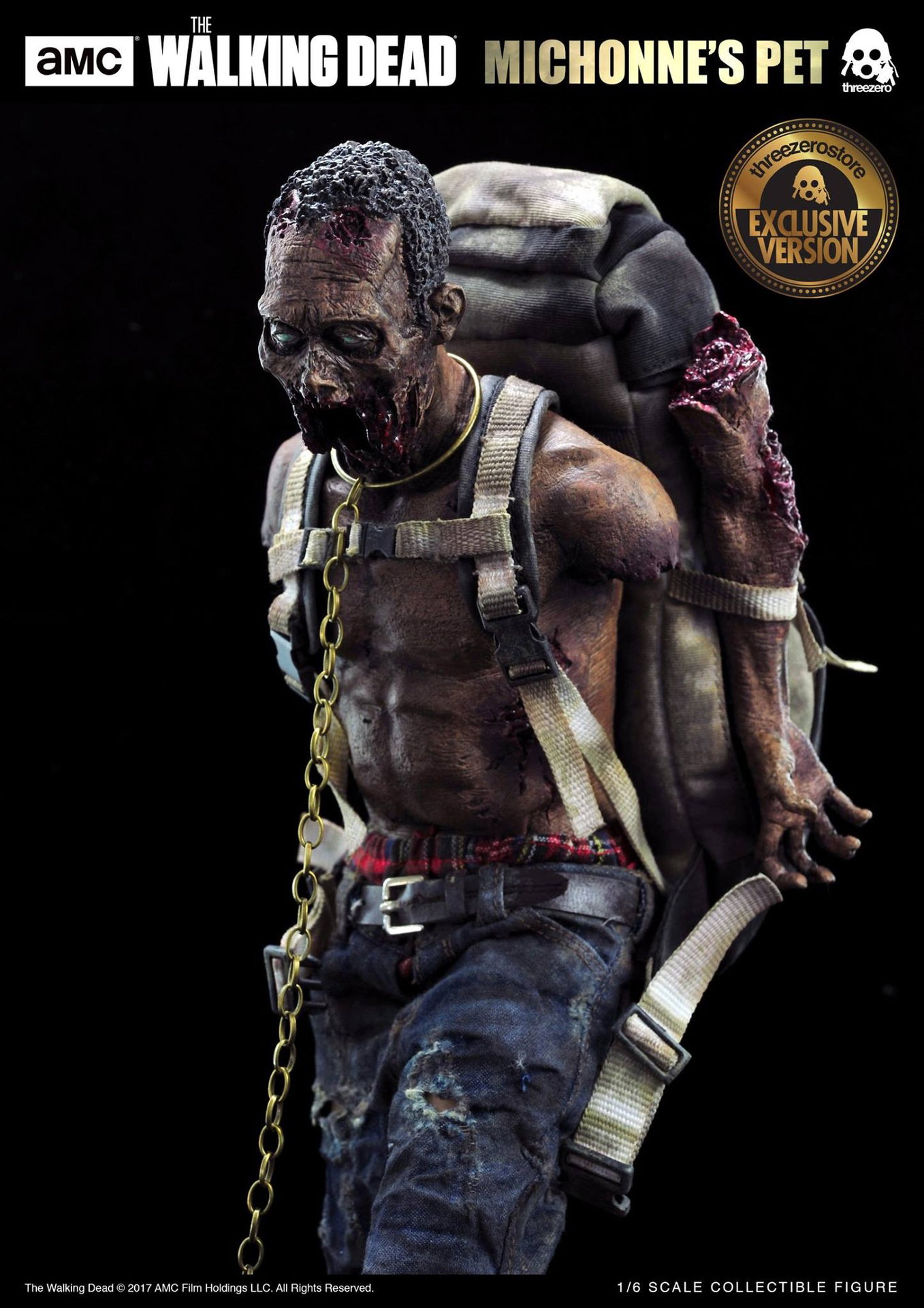 The Walking Dead Michonne with Michonne’s pets walker Twin Pack (Exclusive) image 6